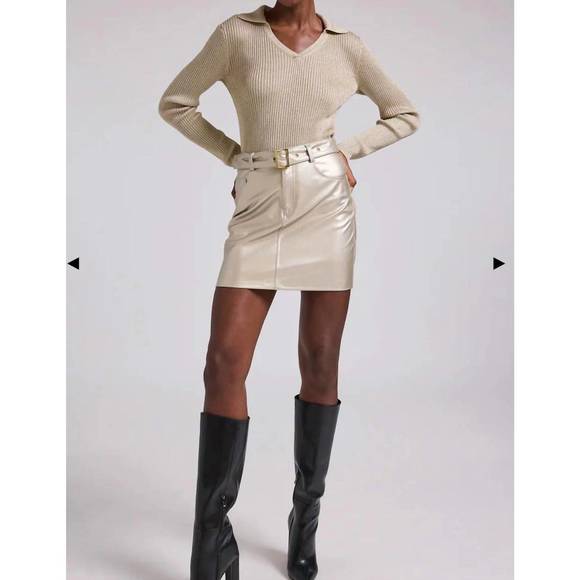 NEW GENERATION LOVE wyatt sweater in taupe - Picture 4 of 5